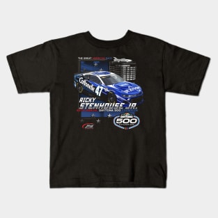 Ricky Stenhouse Jr. Checkered Flag Champion Kids T-Shirt